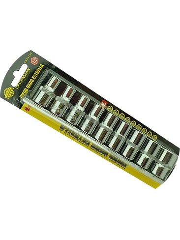 Set Kit Juego De Dados Torx Estrella Hembra 9 Piezas 1
