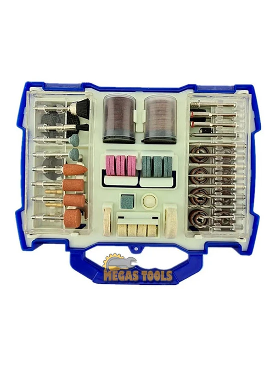 Kit Set Jgo De Acc. Para Minitorno Tipo Dremel 145pcs 1