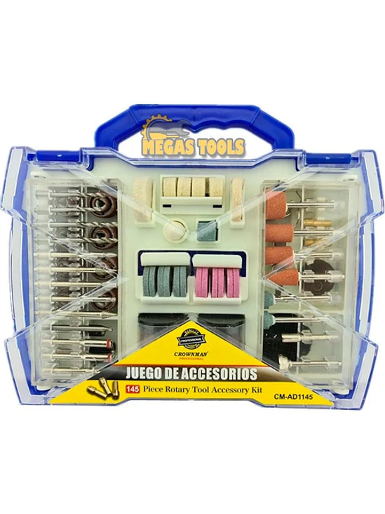Kit Set Jgo De Acc. Para Minitorno Tipo Dremel 145pcs 2