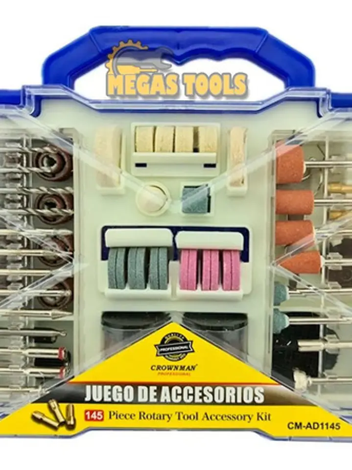 Kit Set Jgo De Acc. Para Minitorno Tipo Dremel 145pcs 2