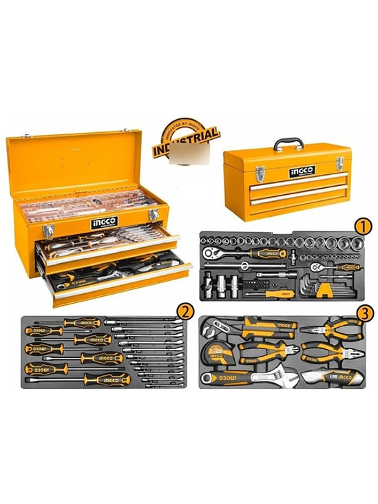 Caja De Herramientas Metálica 97 Piezas Ingco Envios Gratis 2