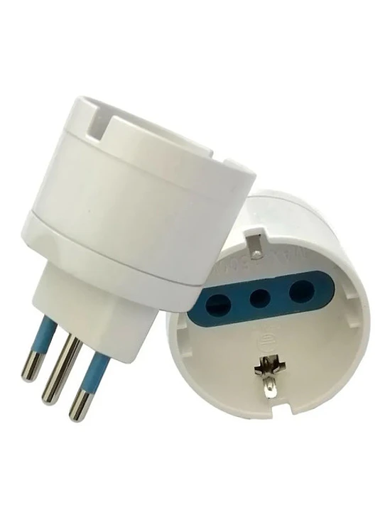 Adaptador Enchufe Europeo A Nacional Chile Sec  1