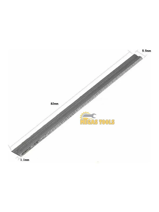 2x Cuchillas Repuesto Cepillo Eléctrico 82mm Makita Delgada 2