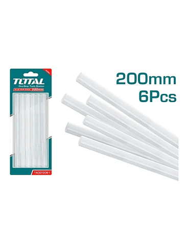 Pack 6 Barras De Silicona 11.2x200mm Total 2