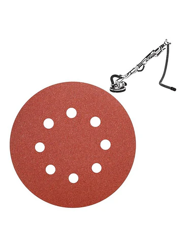 Set 6 Lijas Velcro  225mm Para Lijadora De Pared Drywall 1