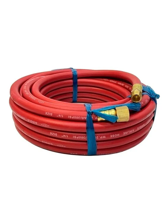 Manguera Para Compresor De Aire Reforzada Pvc 1/4 10 Mts 2