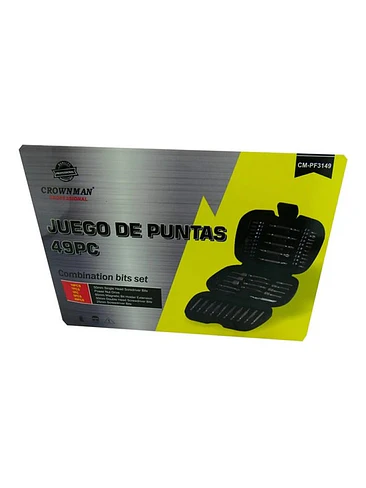 Juego De Puntas De Desarmador 49 Piezas Crownman 2