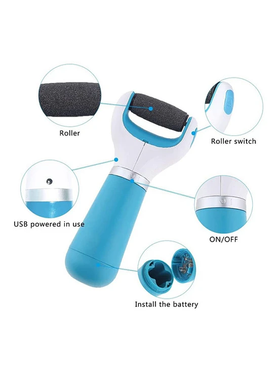 Lima Para Pies Removedor Extractor De Callos Recargable Usb  4