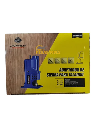 Sierra Caladora Para Taladro +3 Hojas Madera Metal Pvc / Uss 5
