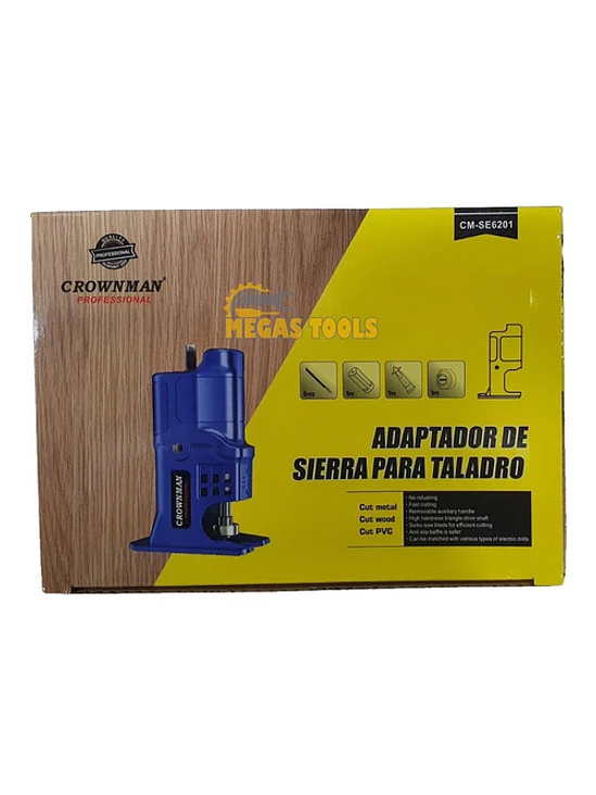 Sierra Caladora Para Taladro +3 Hojas Madera Metal Pvc / Uss 5