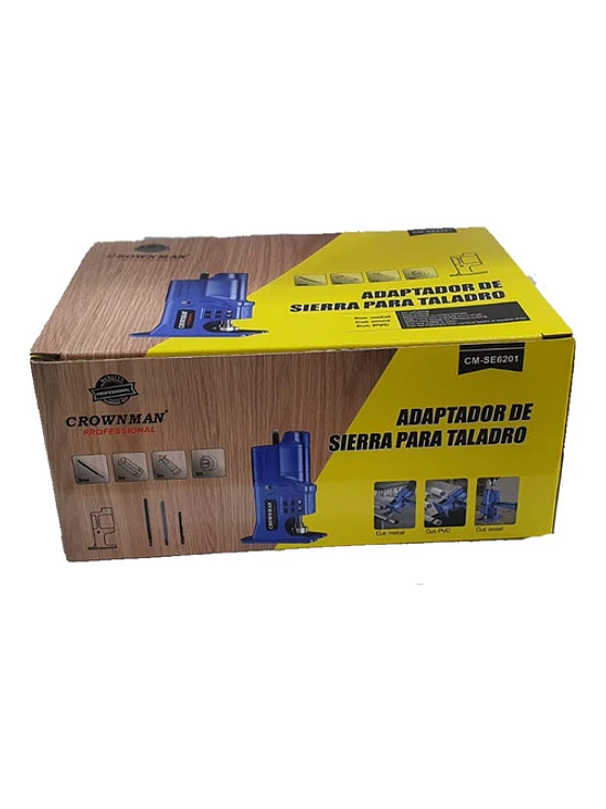 Sierra Caladora Para Taladro +3 Hojas Madera Metal Pvc / Uss 6