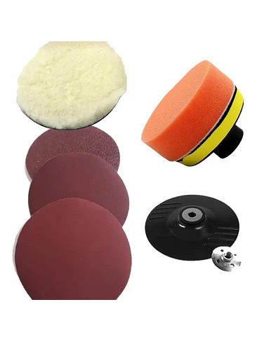 Set Juego Discos Accesorios Para Pulir 115mm 7pcs 1