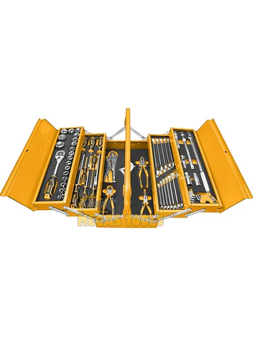Caja De Herramientas Metálica 59 Piezas Ingco 1