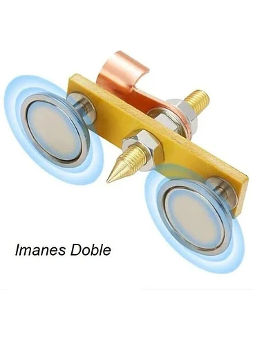Toma Tierra 2 Imanes Neodimio Para Maquina De Soldar 2