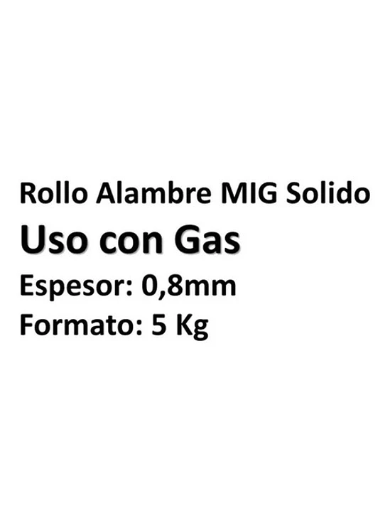 Alambre Mig 70s-6 Sólido 5kg 0.8mm Envíos Gratis 2