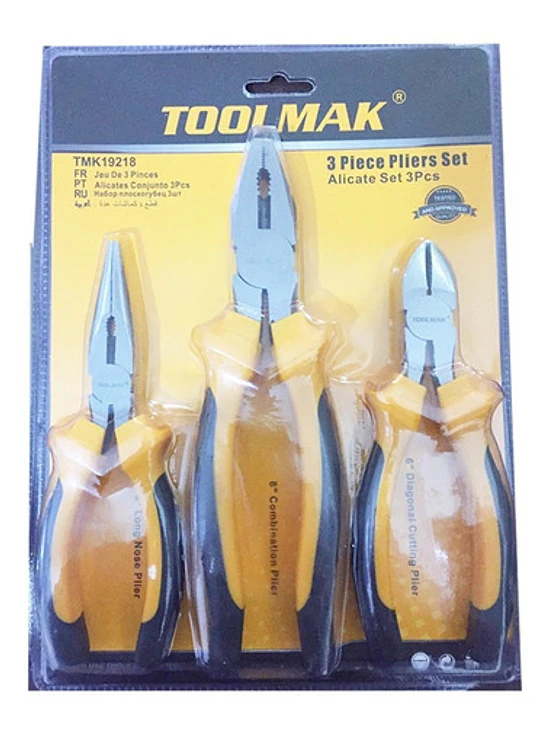 Juego/set/kit De Alicates 3 Piezas Toolmak 1