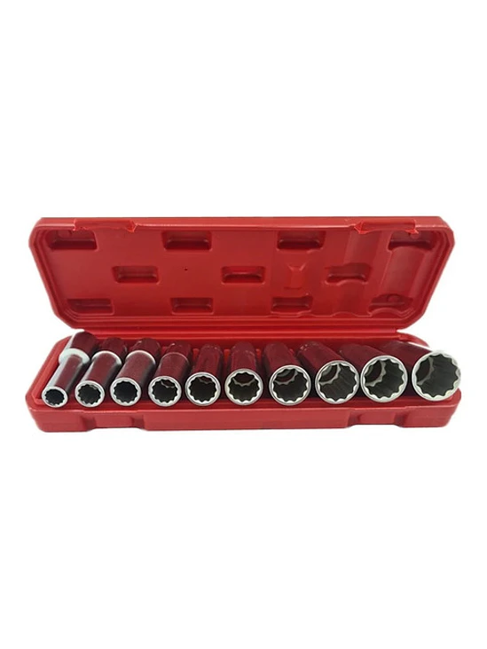 Kit Juego Dados Largos Poligonales Cuadrante 1/2 10 Piezas 1