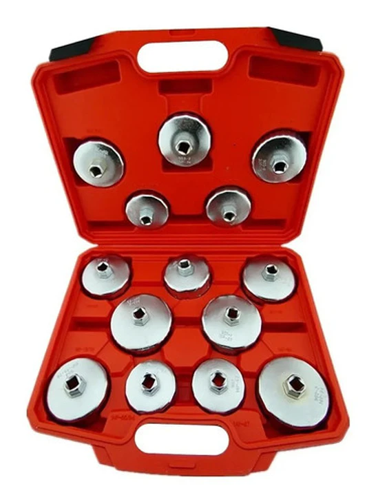 Kit 14 Piezas Extractor Filtro Aceite Automotriz Universal 1
