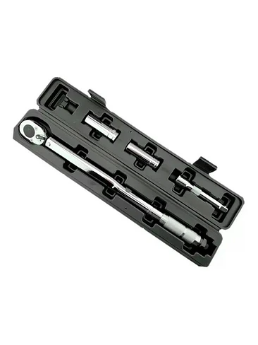 Llave Torque Torquimetro 1/2 - 28-210nm + Dados + Extension 1