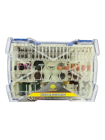Kit Set Jgo De Acc. Para Minitorno Tipo Dremel 239pcs 1