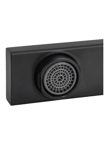 Llave Monomando Lavaplatos Acero Inoxidable Negro Mate 4