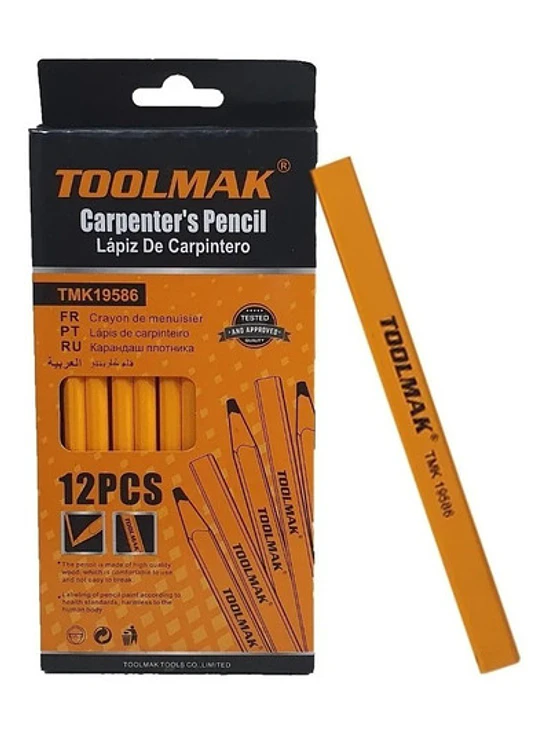 Juego De Lápices Carpintero 12 Piezas 1