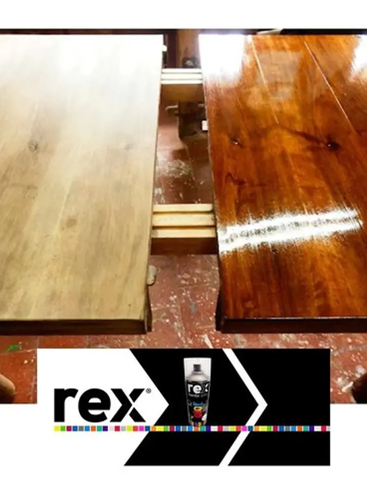 Aerosol / Spray Barniz Acabado Profesional Rex 400ml 3