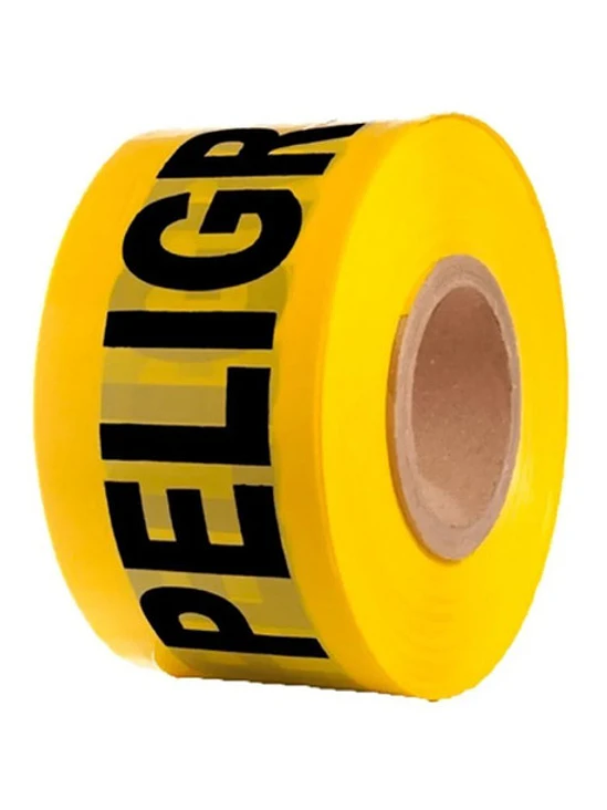 Cinta Peligro Amarilla 75mm X 305 Metros 3