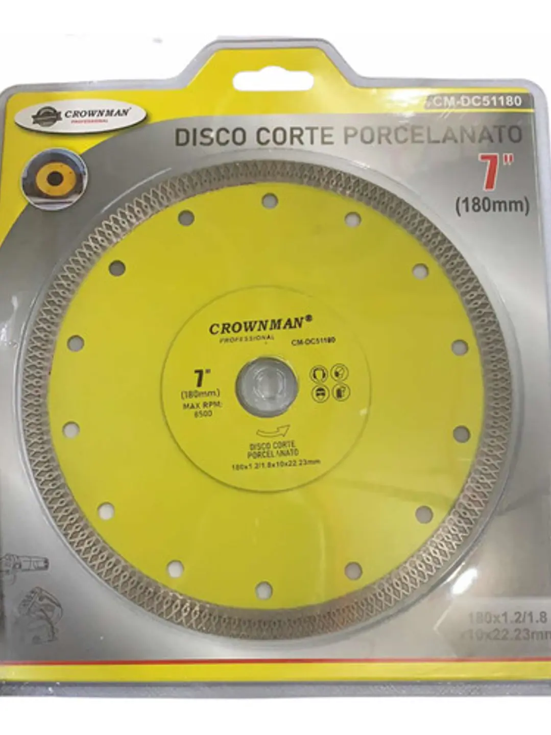 Disco Corte Porcelanato 7 1/4 Marmol Granito Porcelanato 1