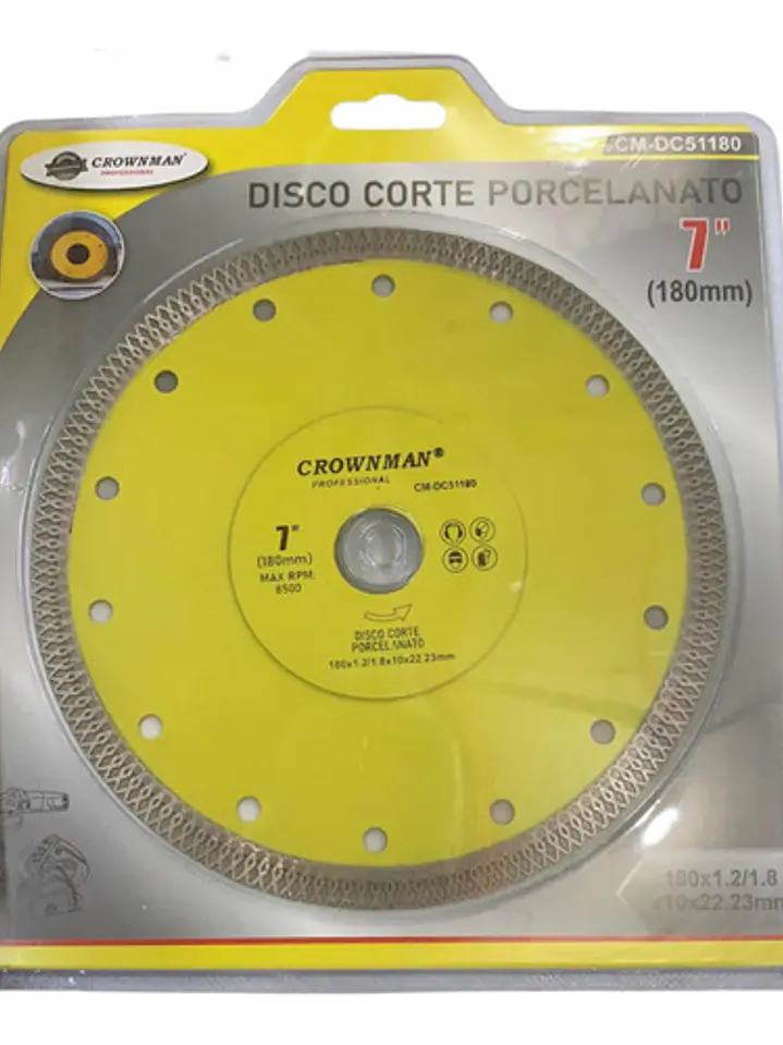 Disco Corte Porcelanato 7 1/4 Marmol Granito Porcelanato 1