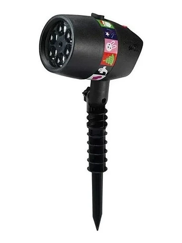 Foco Proyector Luz Led Luces Movimiento Rotación Navidad 3