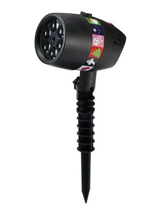 Foco Proyector Luz Led Luces Movimiento Rotación Navidad 3
