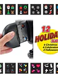 Foco Proyector Luz Led Luces Movimiento Rotación Navidad - Miniatura 8