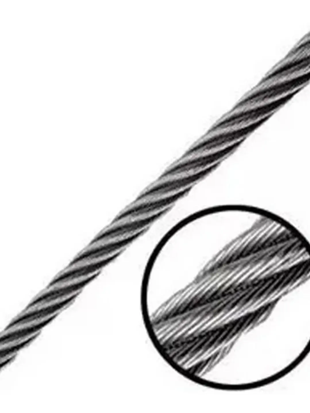 Piola O Cable De Acero 3mm Rollo 100 Mts Galvnz  3
