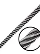 Piola O Cable De Acero 3mm Rollo 100 Mts Galvnz  - Miniatura 3