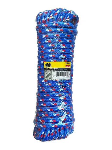 Cuerda Trenzada Cordel Amarra 10mm X 15 Metros Soga Multiuso 1
