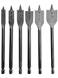 Broca Mecha Plana Madera 6pc 3/8 - 1/2 - 5/8 - 3/4 - 7/8 - 1 - Miniatura 2
