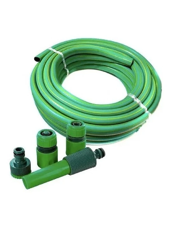 Manguera 1/2 PuLG X 30mts + Pistola + Adaptador Riego Jardin 1