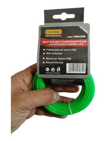 Pack 3 Nylon P/ Orilladora Rd Para Pasto 1.5mm X 24mts.  2