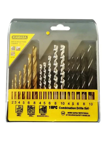 Juego / Set Brocas Para Metal Concreto Madera 16pcs Taladro 3