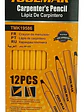 Lápiz Carpintero Madera Albañil Construcción 12 Pcs Toolmak - Miniatura 1