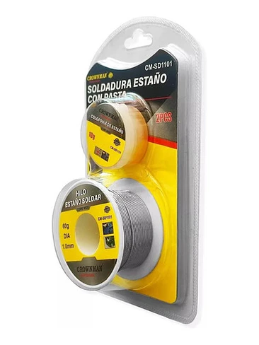 Soldadura Estaño Con Pasta 1.0mm 1