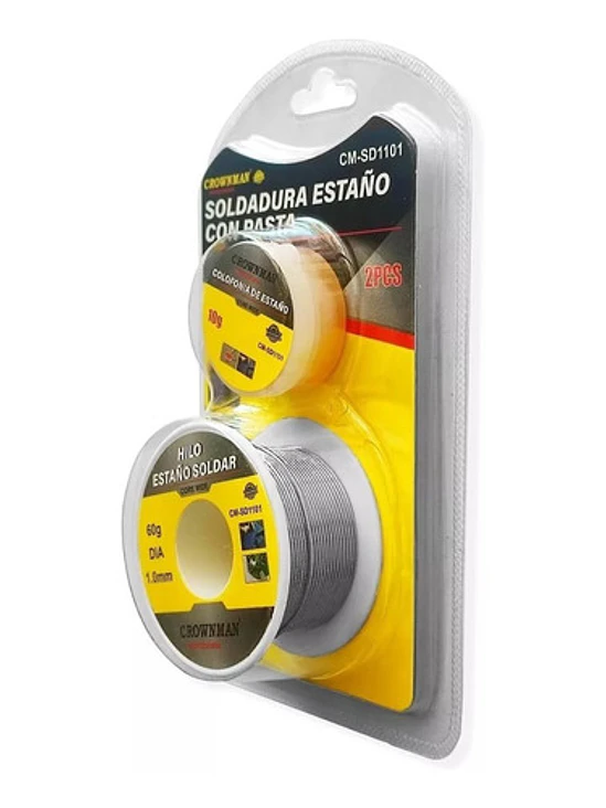 Soldadura Estaño Con Pasta 1.0mm 1