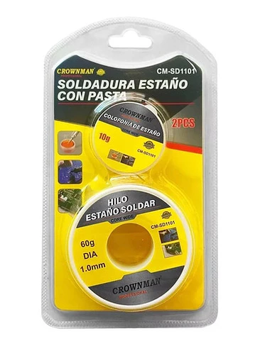 Soldadura Estaño Con Pasta 1.0mm 2