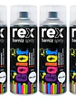 Pack 6 Barniz En Spray Profesional Secado Rápido Rex 400ml - Miniatura 1