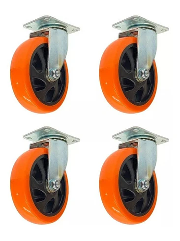 Pack 4 Ruedas Giratorias 5puLG 1