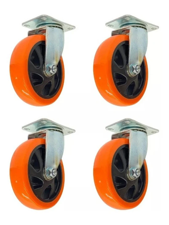 Pack 4 Ruedas Giratorias 5puLG 1