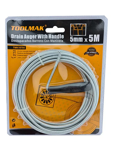 Llave Ganzua Laucha Destapador De Cañeria 5m 5mm Toolmak 1