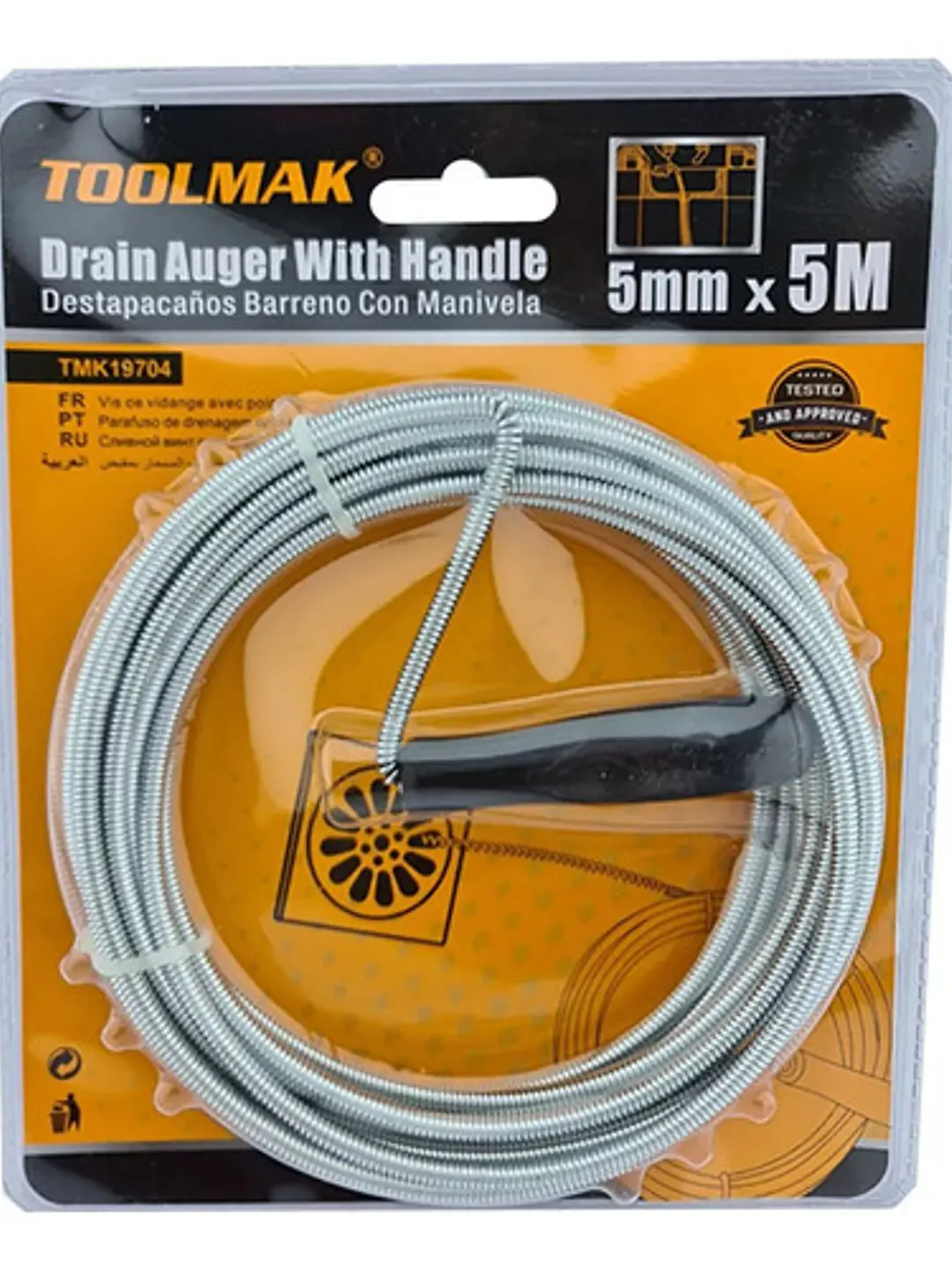 Llave Ganzua Laucha Destapador De Cañeria 5m 5mm Toolmak 1