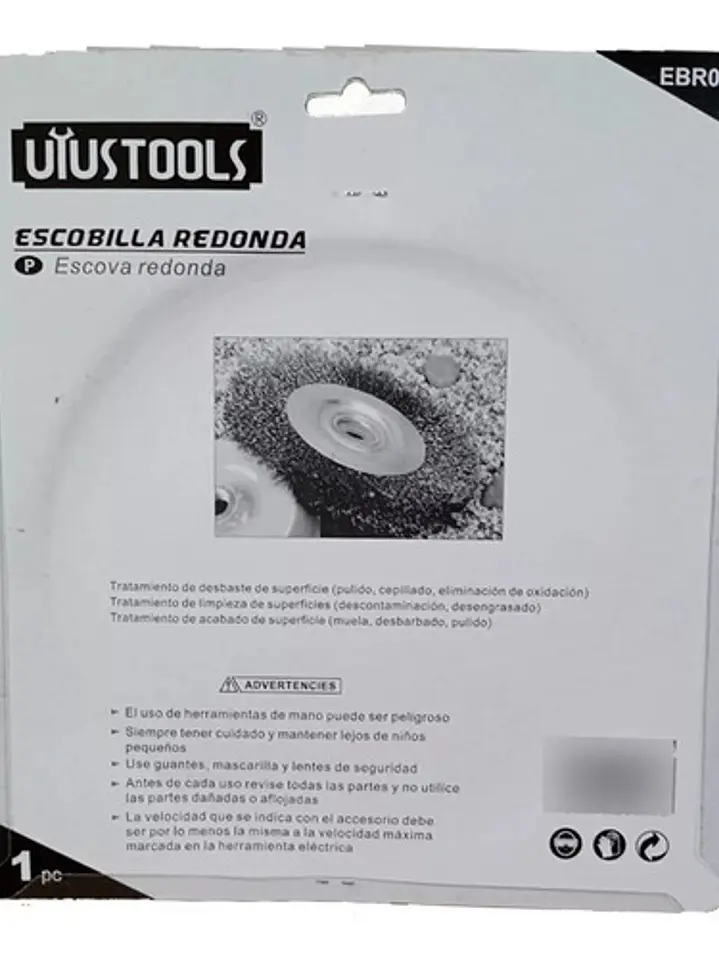 Disco De Alambre Chascon 8  Para Esmeril De Banco Grata 2